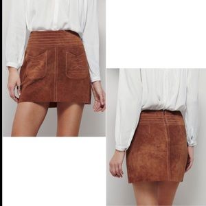 🆕 Free People Suede Mini Skirt
